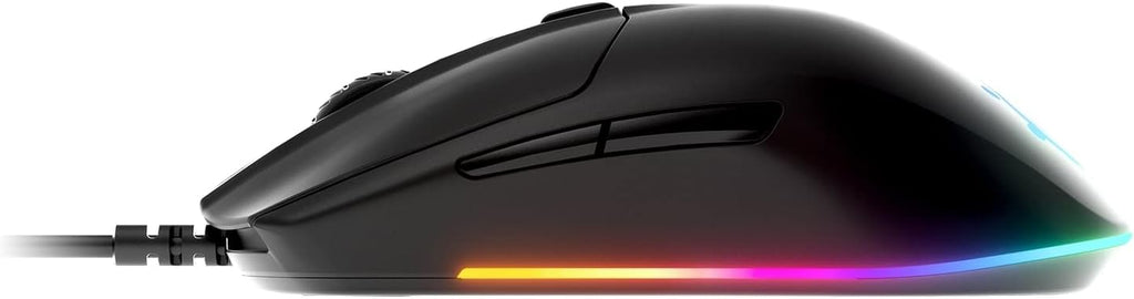 SteelSeries Rival 3 Gaming Mouse – TrueMove Core Sensor, 8,500 CPI, RGB Lighting