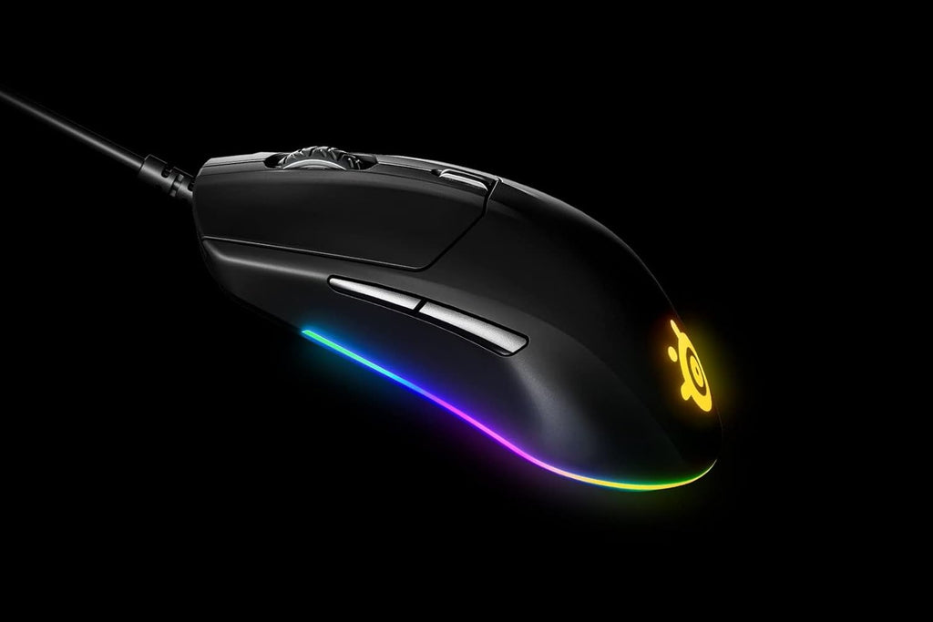SteelSeries Rival 3 Gaming Mouse – TrueMove Core Sensor, 8,500 CPI, RGB Lighting